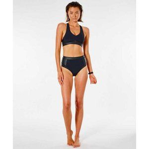 Rip Curl Mirage Ultimate Crop Bikini top & High Waist Cheeky bottom